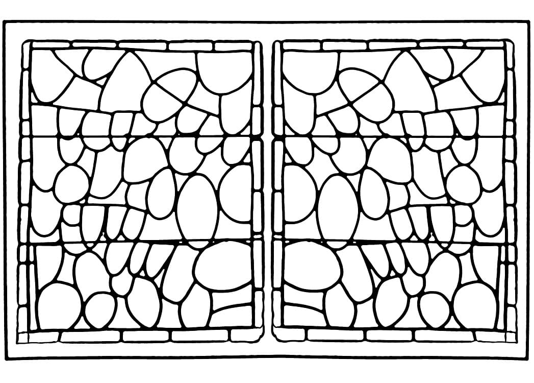 Glasmalerei für 2-Jährige ausmalbilder