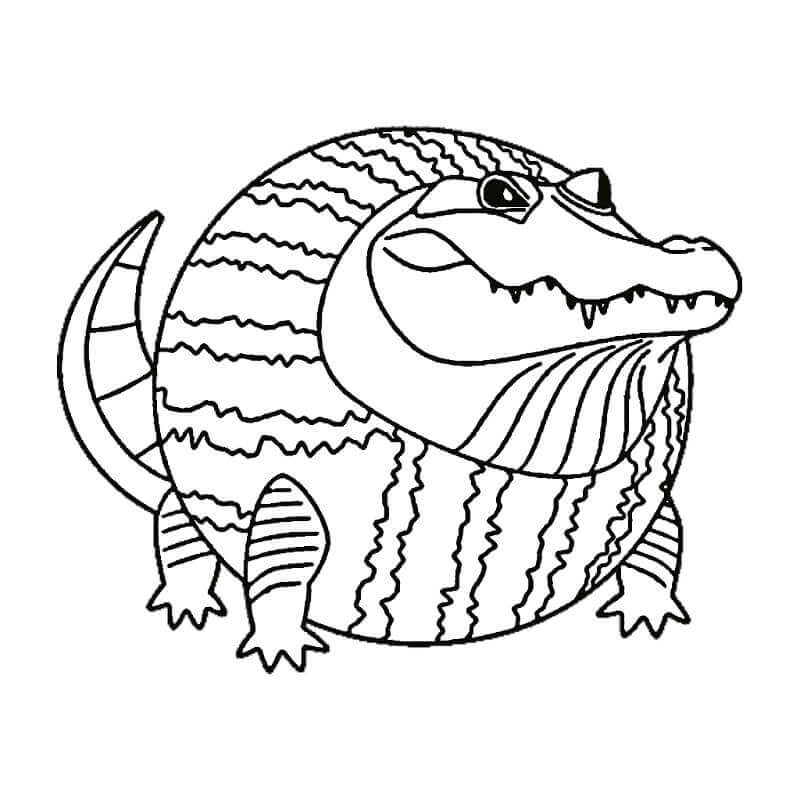 Glorbo Fruttodrillo Italian Brainrot ausmalbilder