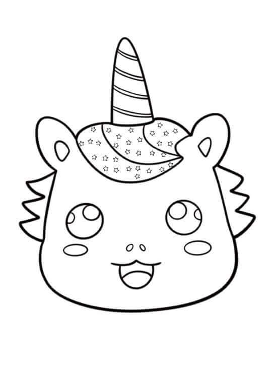 Glückliches Einhorn ausmalbilder