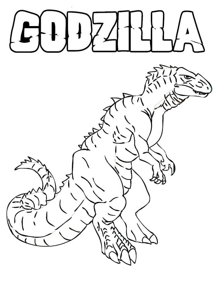 Godzilla für 5-jährige Kinder ausmalbilder