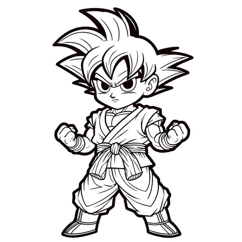 Goku Dragon Ball ausmalbilder