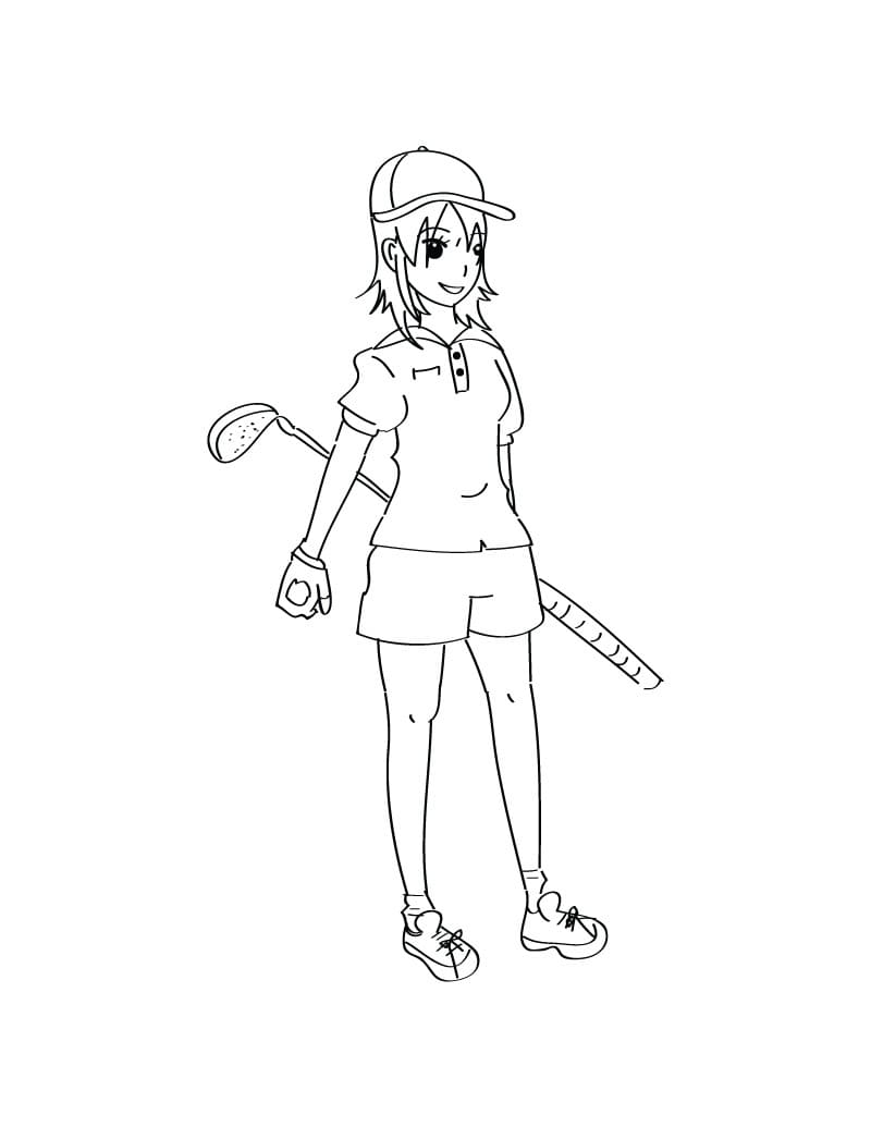 Golf (4) ausmalbilder