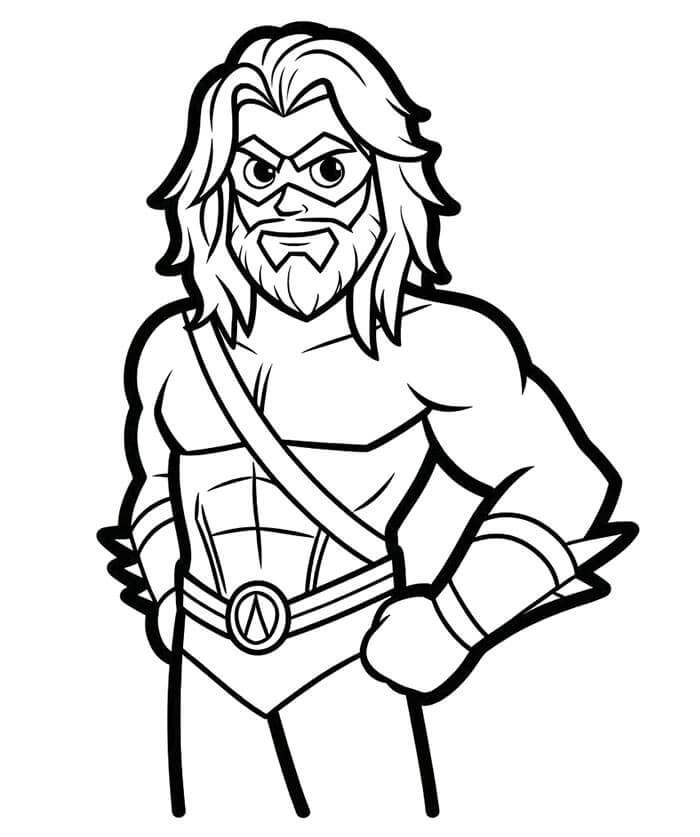 Gratis Aquaman Bild ausmalbilder