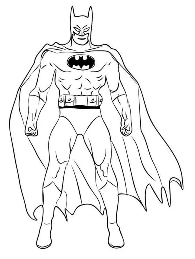 Gratis Batman Bild ausmalbilder
