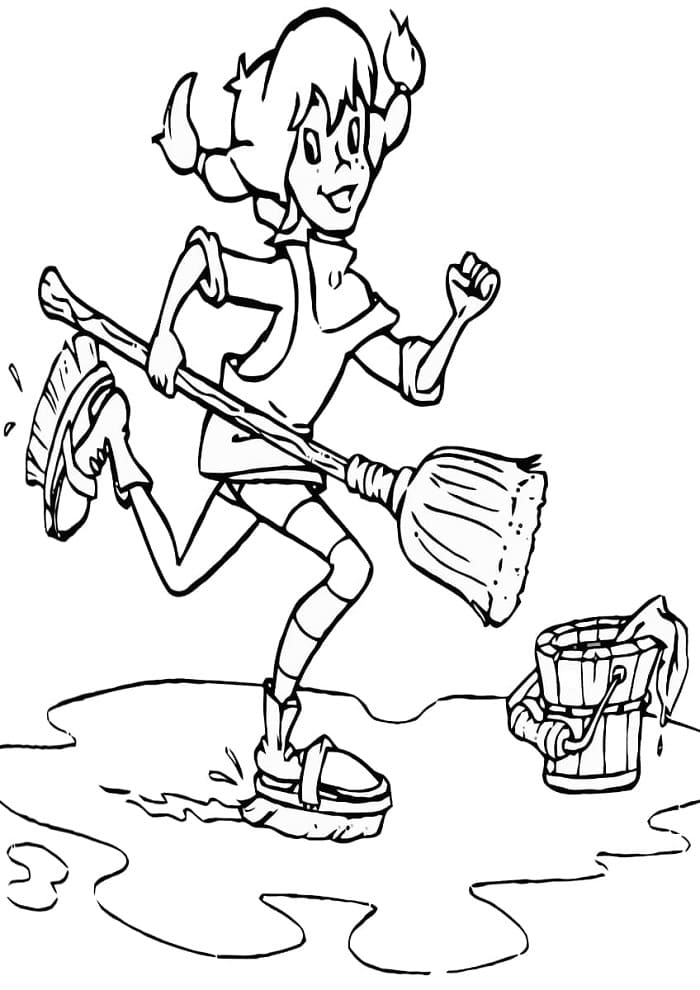 Gratis Bild Pippi Langstrumpf ausmalbilder