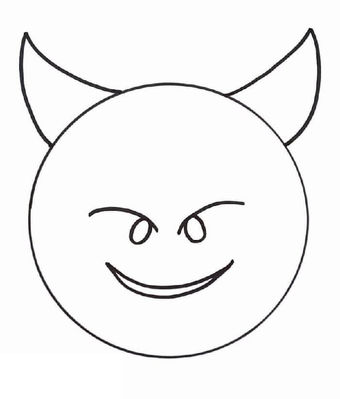 Gratis Emoji Bild ausmalbilder