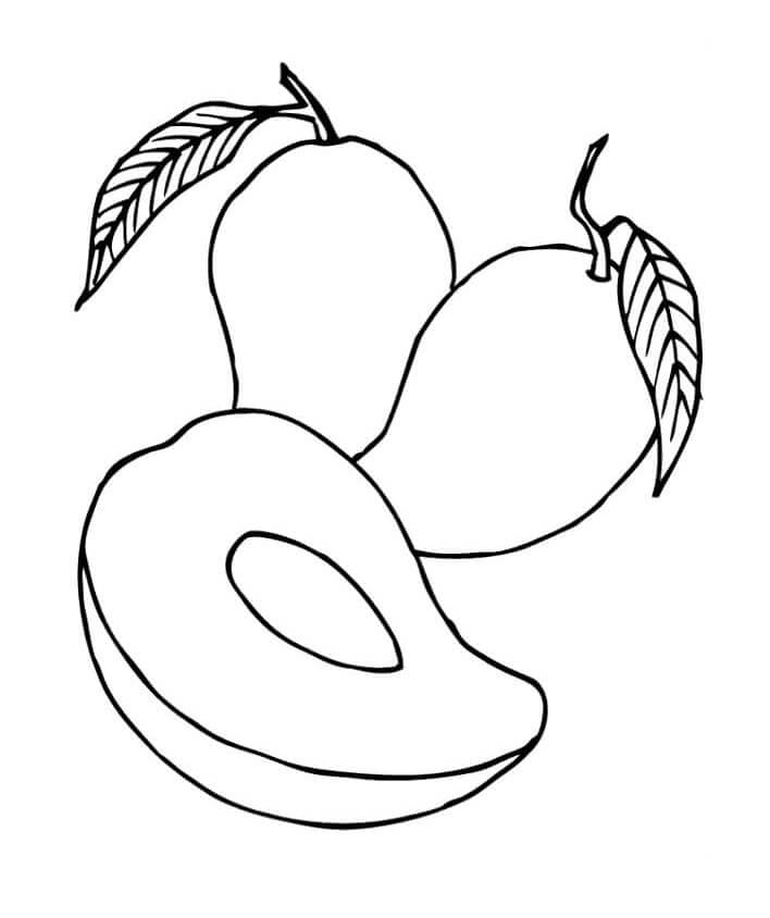 Gratis Früchte Bild ausmalbilder