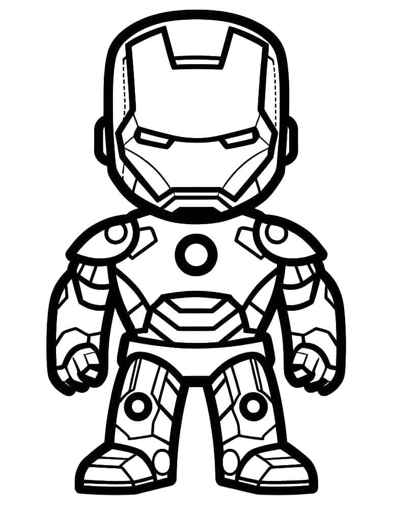 Gratis Iron Man Bild ausmalbilder