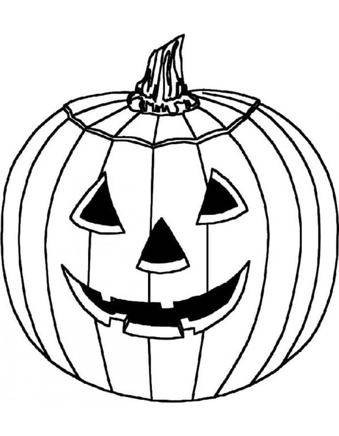 Gratis Kinder-Bild Kürbis ausmalbilder