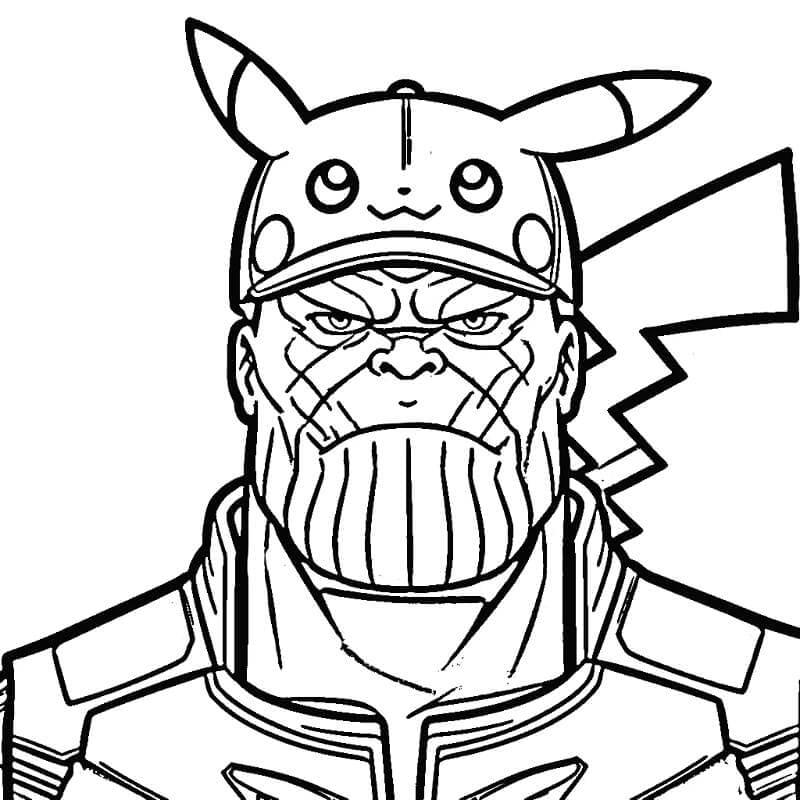 Gratis Thanos Bild ausmalbilder