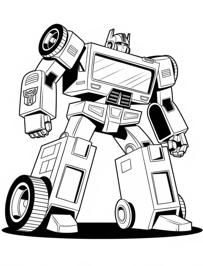 Gratis Transformers Bild ausmalbilder