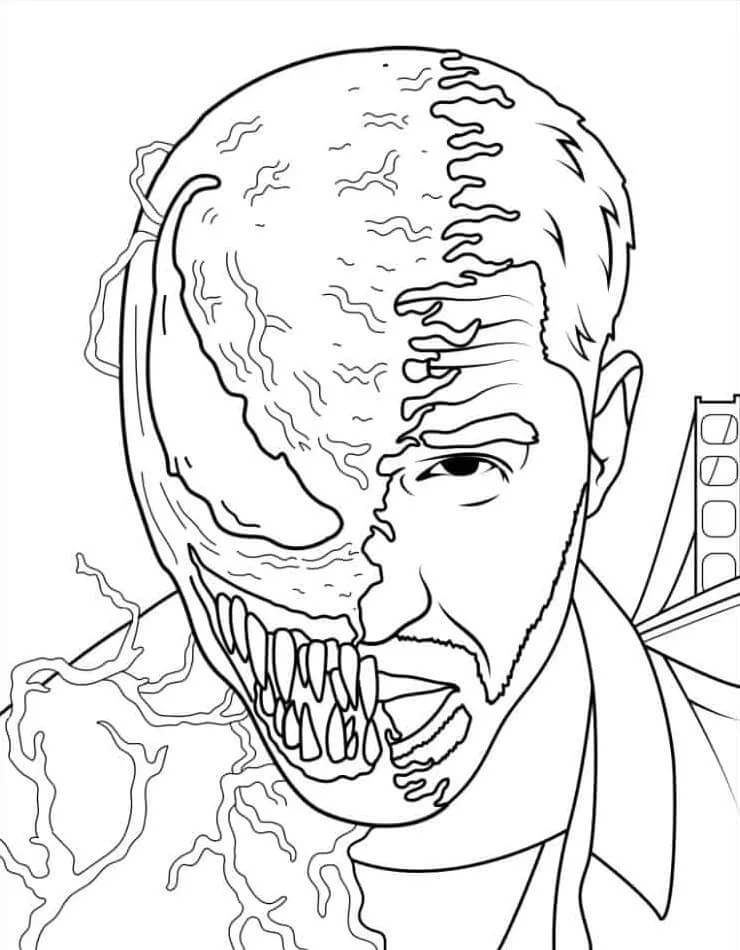 Gratis Venom Bild ausmalbilder
