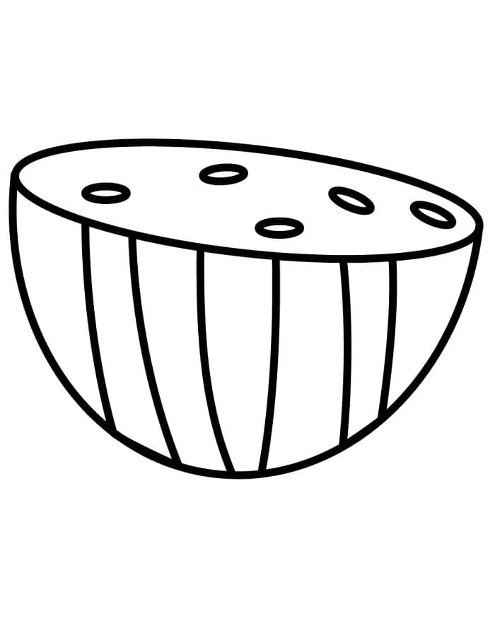 Gratis druckbare Wassermelone ausmalbilder