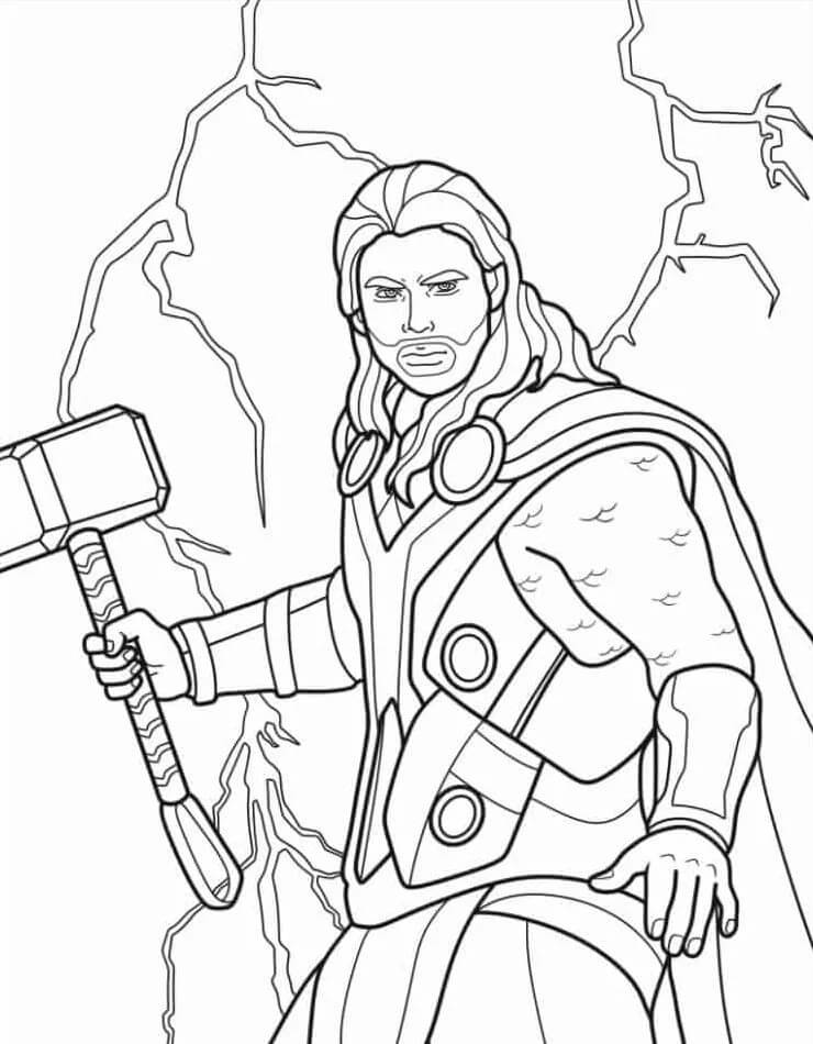 Gratis druckbarer Avengers ausmalbilder