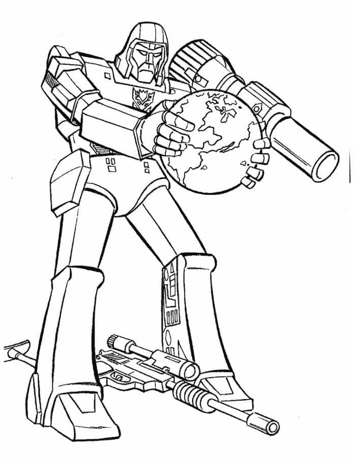 Gratis druckbarer Transformers ausmalbilder