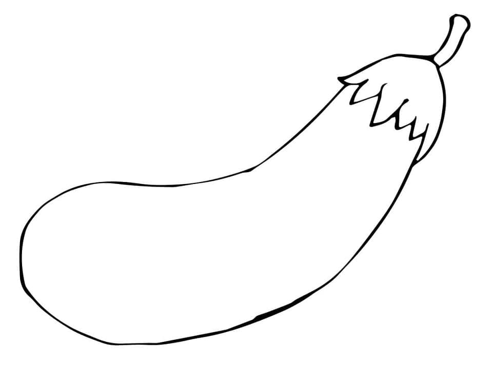 Gratis druckbares Aubergine Exemplar ausmalbilder