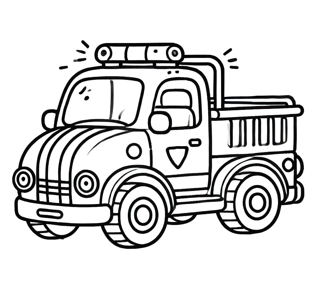 Gratis druckbares Auto ausmalbilder