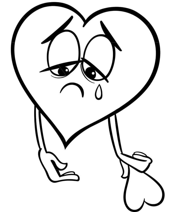 Gratis druckbares Herz Exemplar ausmalbilder