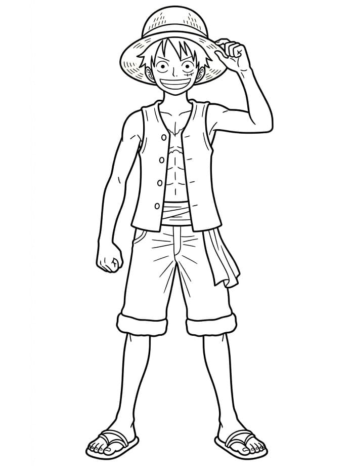 Großartiger Luffy ausmalbilder