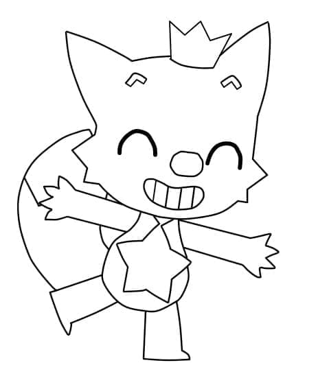 Großartiger Pinkfong ausmalbilder