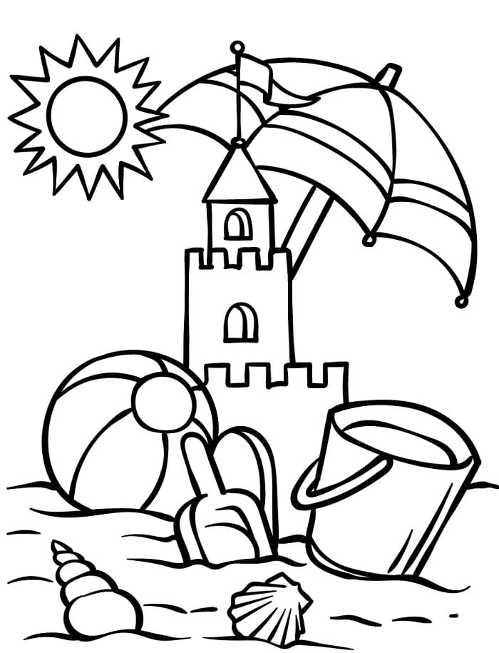 Großartiger Sommer ausmalbilder