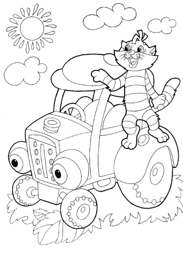 Großartiger Traktor ausmalbilder