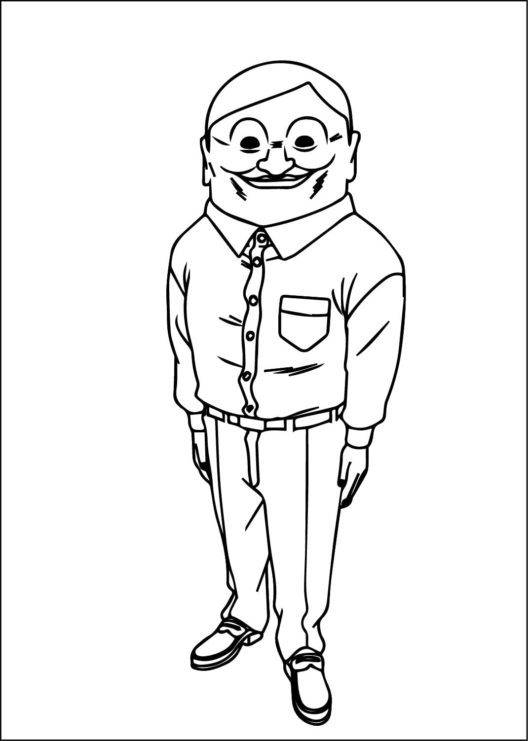 Großartiges Dandadan ausmalbilder