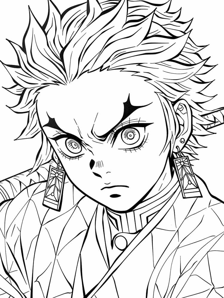 Großartiges Demon Slayer ausmalbilder