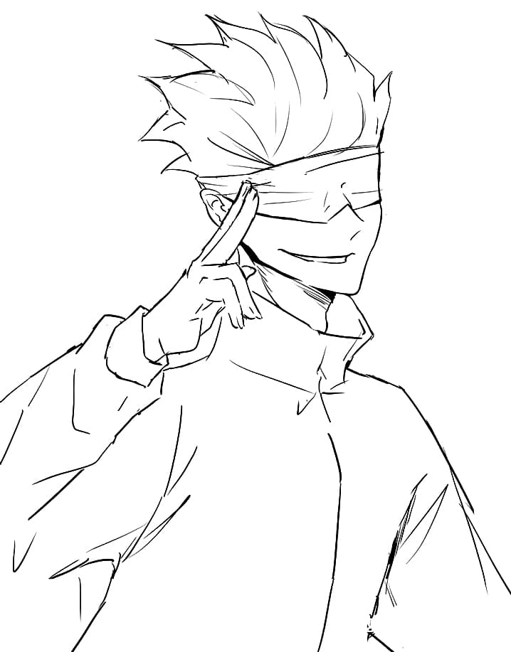 Großartiges Jujutsu Kaisen ausmalbilder