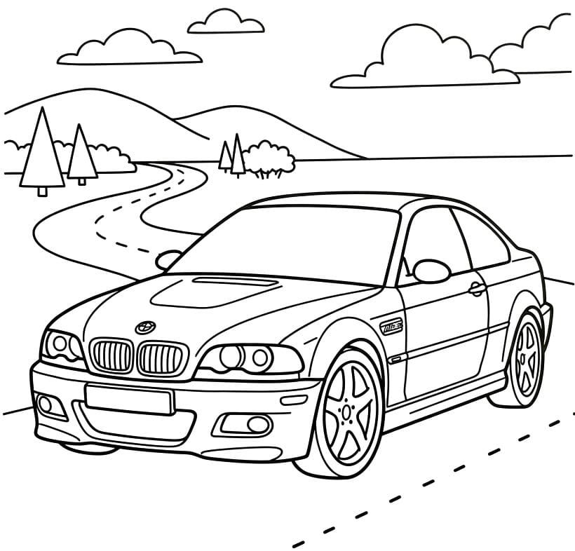 BMW ausmalbilder