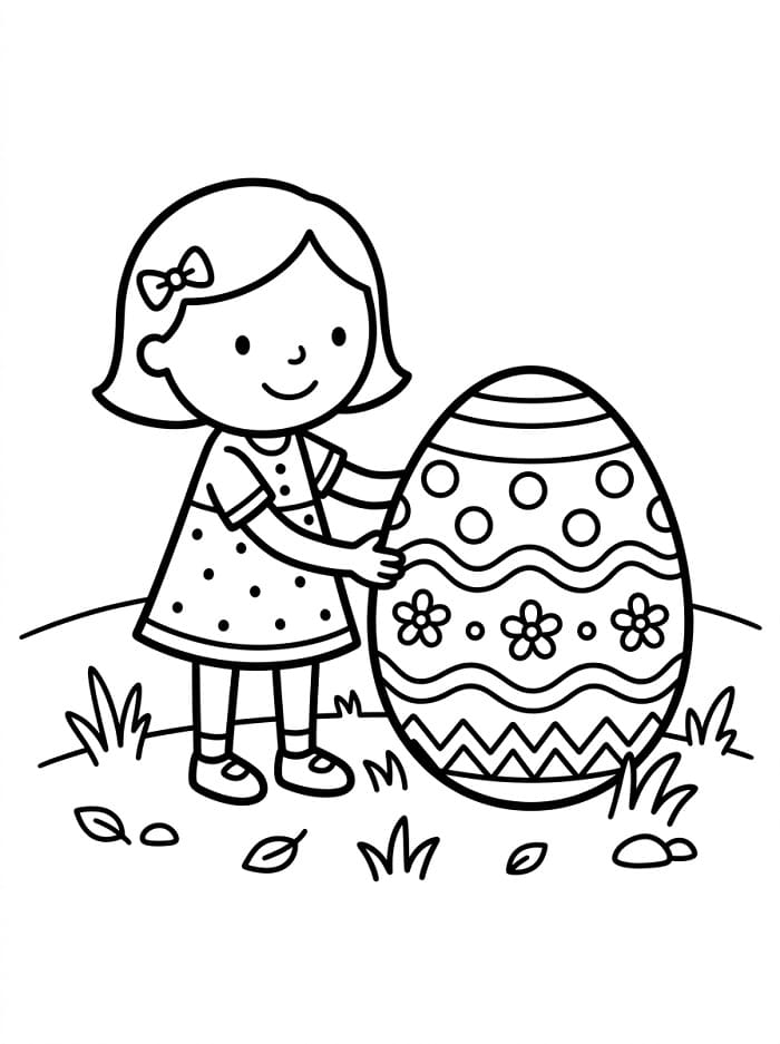 Ostereier ausmalbilder