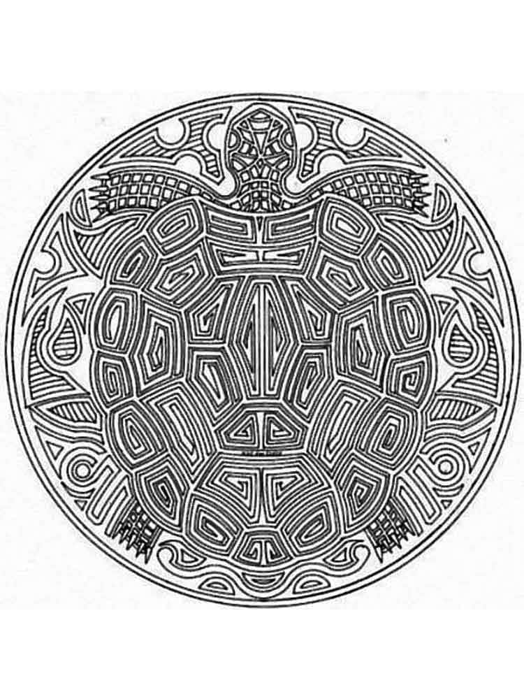 Grundlegendes Tiere Mandala ausmalbilder