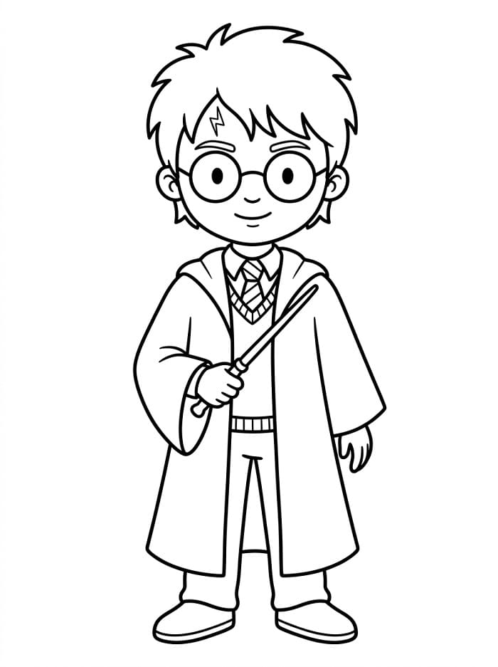 Harry Potter Serie ausmalbilder