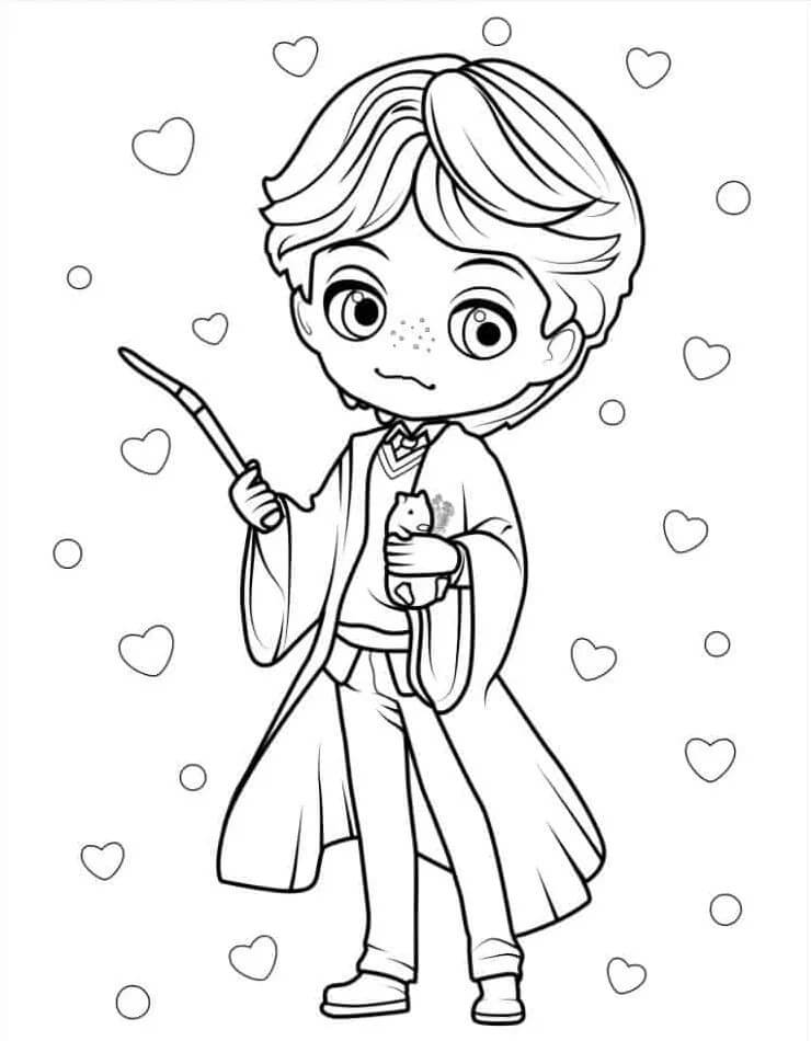 Harry Potter für 3-jährige Kinder ausmalbilder