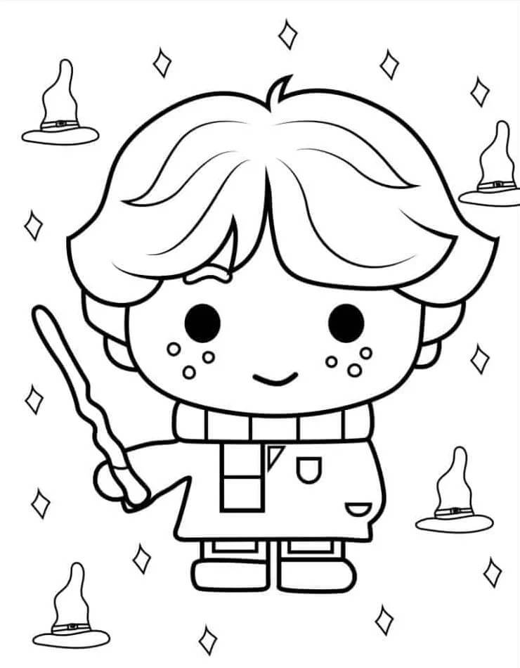 Harry Potter für 4-jährige Kinder ausmalbilder