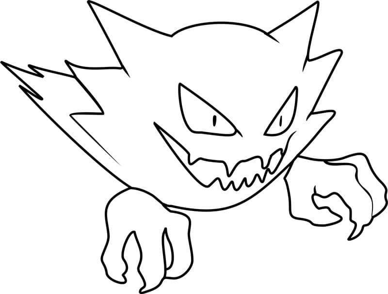 Haunter Pokemon ausmalbilder