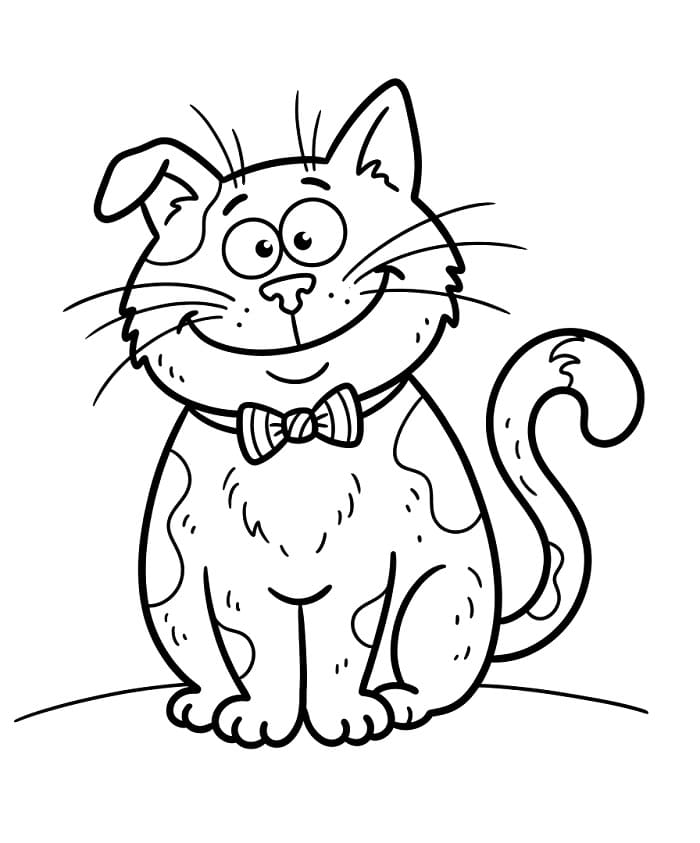 Haustier Katze ausmalbilder