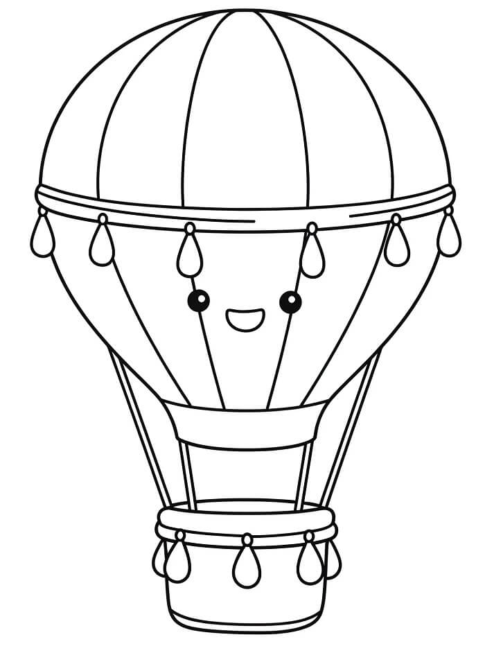Heißluftballon (2) ausmalbilder