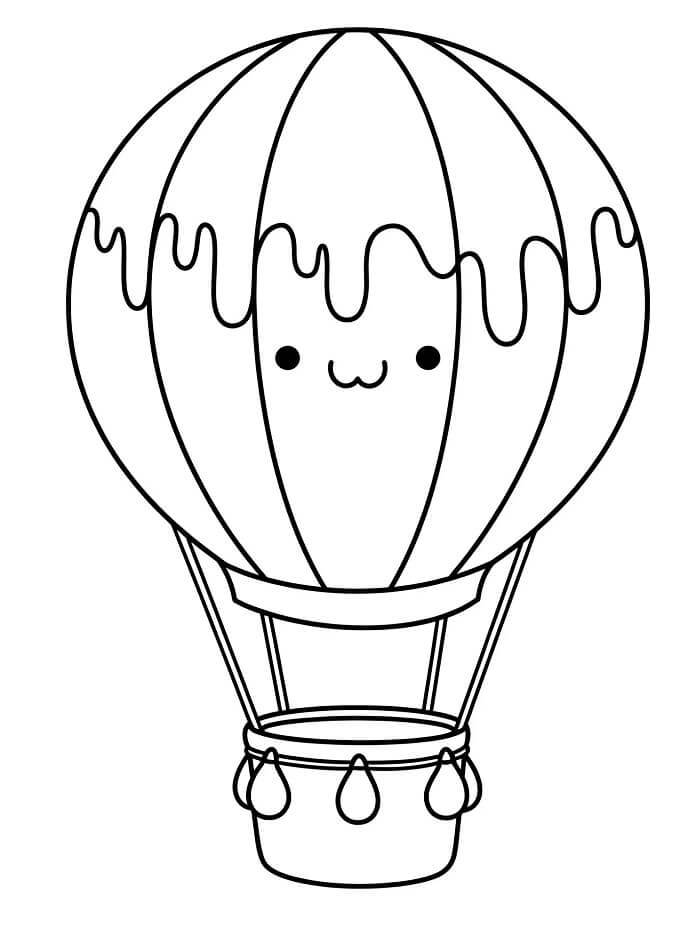 Heißluftballon (3) ausmalbilder