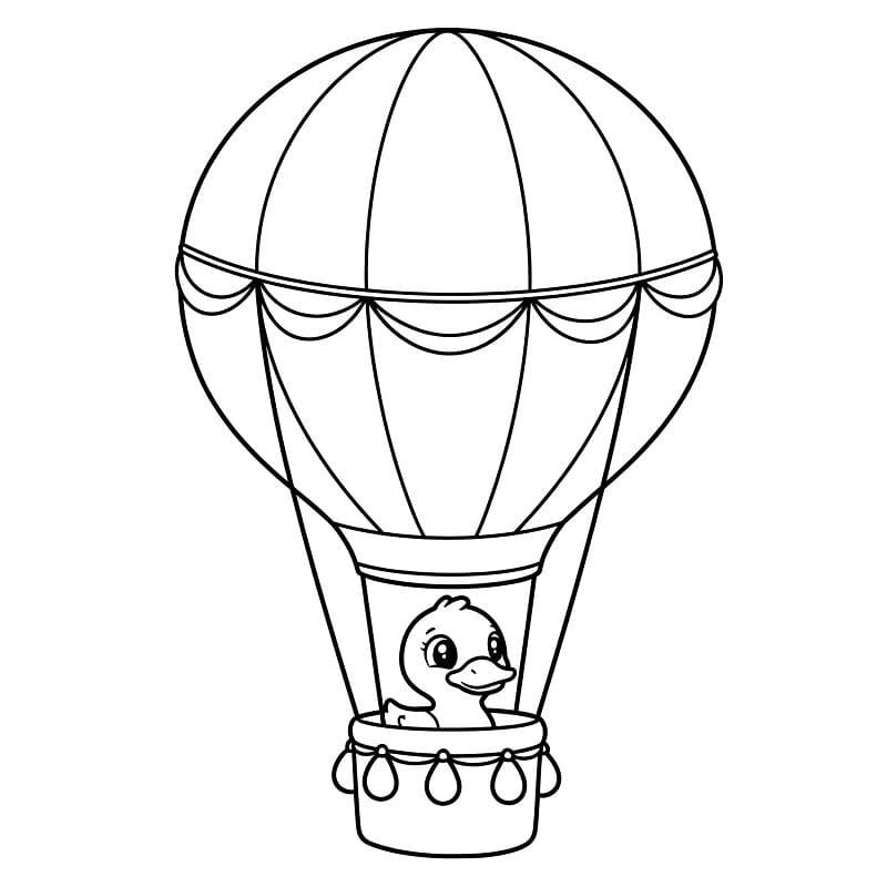Heißluftballon Bild ausmalbilder