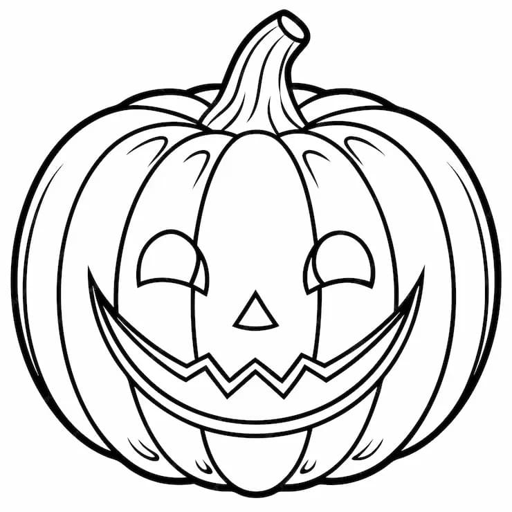 Kürbis ausmalbilder