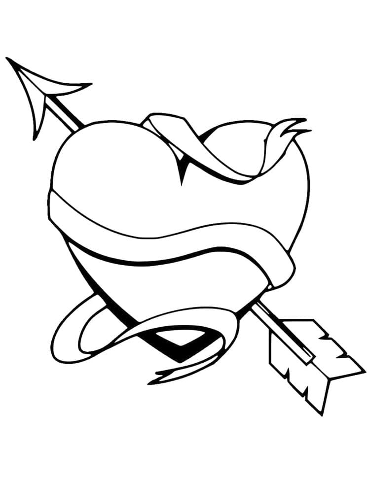 Herz Bild ausmalbilder