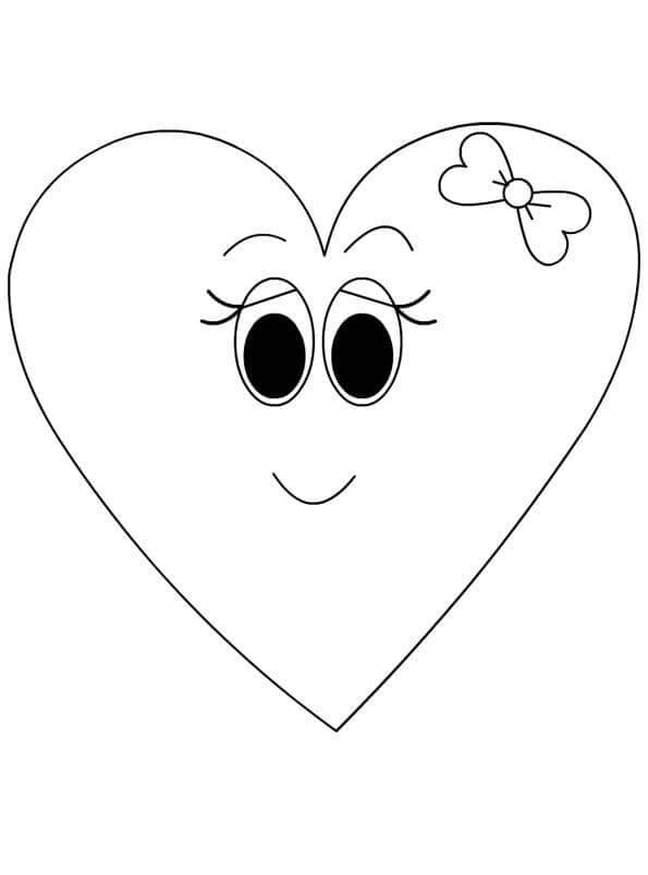 Herz für 2-jährige Kinder ausmalbilder