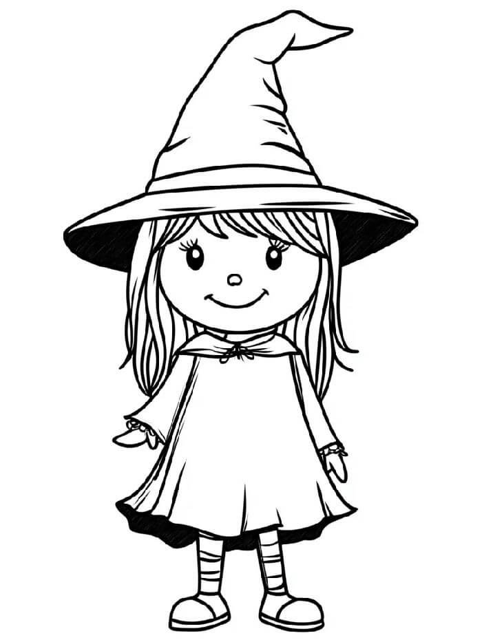 Hexe Druckbar Frei ausmalbilder