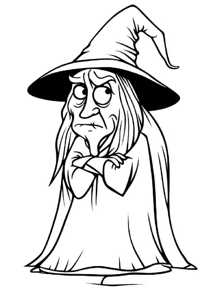 Hexe Für 3-Jährige Kinder ausmalbilder