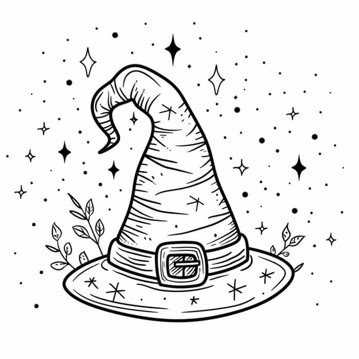 Hexe Für 4-Jährige Kinder ausmalbilder