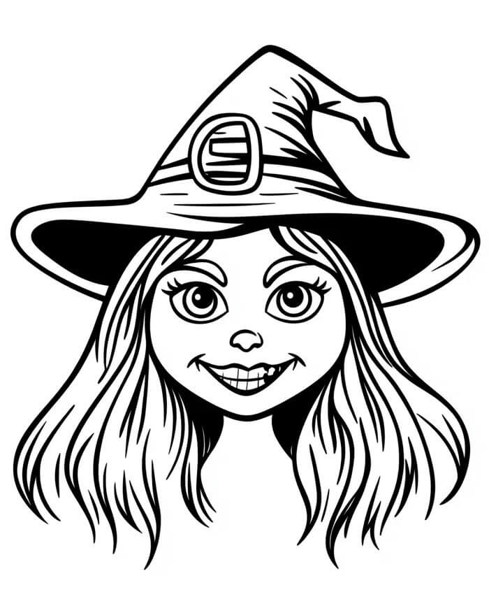 Hexe Für 5-Jährige Kinder ausmalbilder