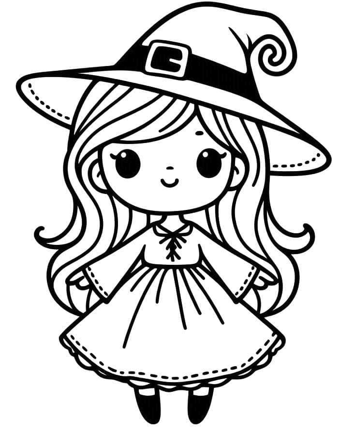 Hexe Zum Drucken Gratis ausmalbilder