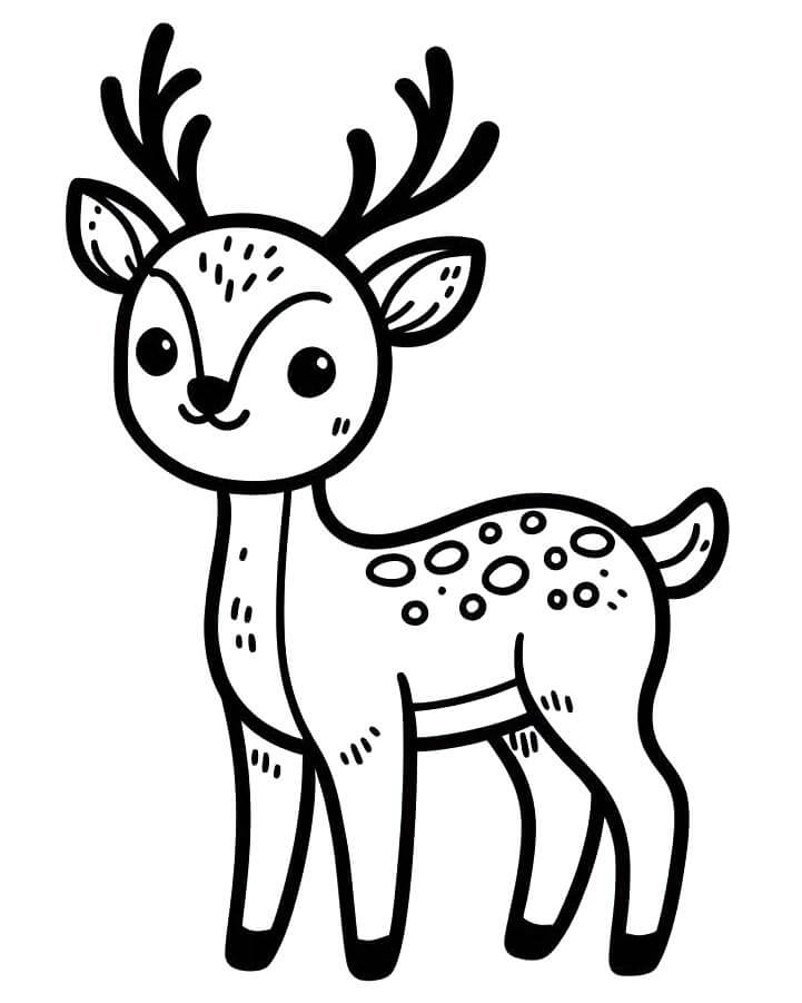 Hirsch Bild ausmalbilder