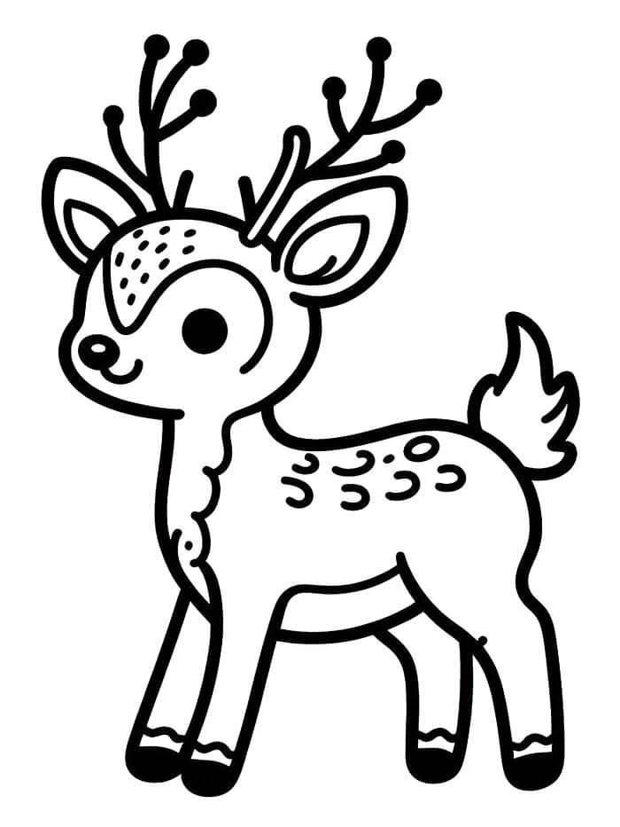 Hirsch Druckbar Für Kinder ausmalbilder